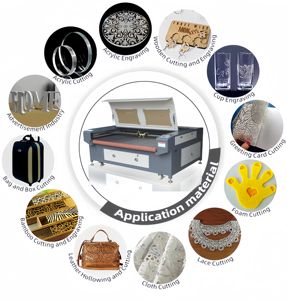 DH 1610 150W CO2 Laser découpe Machine <span class=keywords><strong>de</strong></span> gravure nouveau fabriqué en chine refroidissement par eau facile à utiliser <span class=keywords><strong>verre</strong></span> organique/tissu/cuir/<span class=keywords><strong>laine</strong></span> - Product Image 5