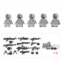 5PCS UCP Camouflage Figure Bloc de construction des forces spéciales aéroportées américaines