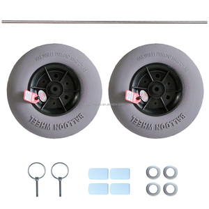 Yonk Balloon Wheel Axle Kit with Stainless Steel Axle for Kayak Cart <strong>Beach</strong> Cart Trolley <strong>Wagons</strong> - Product Image 2