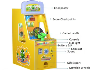 Pabrik langsung untuk anak-anak dalam ruangan permainan Arcade logam dioperasikan koin 6 tahun + Pusat Permainan 1 tahun garansi Inggris - Product Image 3