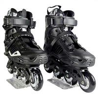 2025 patins à roues alignées de slalom professionnel pour adultes avec cadre CNC à 4 roues et coques de chaussures durables résistantes aux chocs pour hommes et femmes