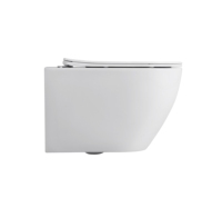WC mural monobloc moderne en céramique à chasse d'eau, pour hôtels et villas