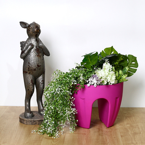 Jardinières murales pour <span class=keywords><strong>balcon</strong></span> et jardin, pots en plastique bon marché, pots à fleurs montés, pots à fleurs thermoformés - Product Image 5
