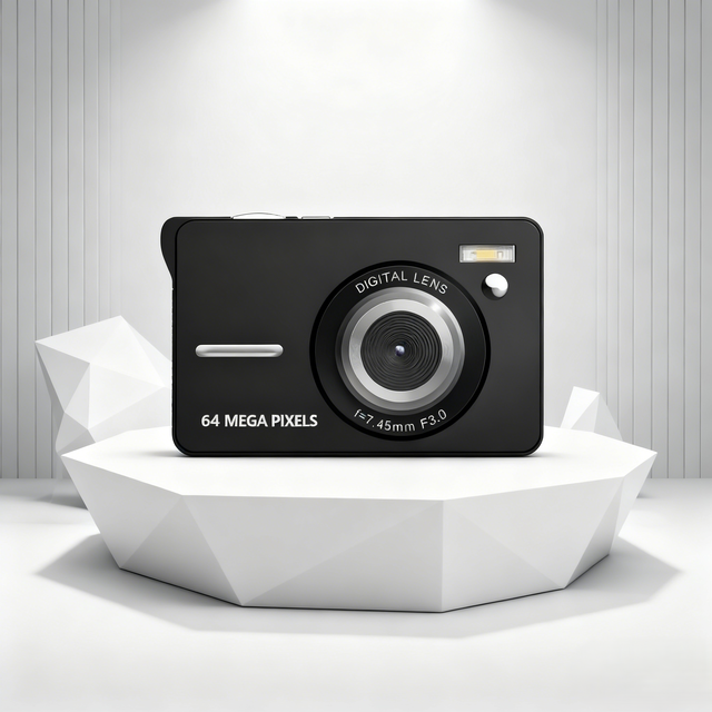 Pocket-Sized Digital Camera with Large CMOS Sensor 4K Resolution & SD Card for Photography & Vlogging WiFi for Travel