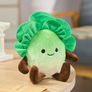 Peluche parfumée en forme de légume (brocoli, fruit) pour enfants, jouet de simulation pour maison de poupée, ornements végétaux - Product Image 2