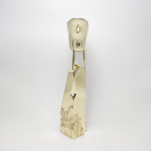 Qin <strong>Dynasty</strong> Metal <strong>Gold</strong> Wine &amp; Liquor Spirits Cups Chinese Antique Metal Crafts Award Trophy Elegant Historic Design - Product Image 2