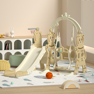 Trẻ Em Phong Cách Mới Sân Chơi Trong Nhà Bé Hot Bán Đa Chức Năng Đồ Chơi Trẻ Em Giá Rẻ Đầy Màu Sắc Nhựa Đu Trượt - Product Image 3