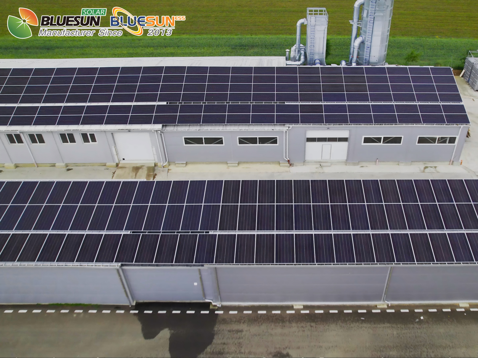 Bluesun Solar Panels Bifacial Monocrystalline Solar Panel Shingled ...