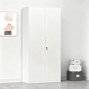 잠금 가능한 유리문 철제 캐비닛, 다층 사무실 파일 및 도서 보관함 - Product Image 3