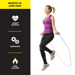 Cuerda de Saltar Profesional de PVC para Entrenamiento Deportivo, Fitness, Gimnasio, Ejercicios de Salto - Product Image 2
