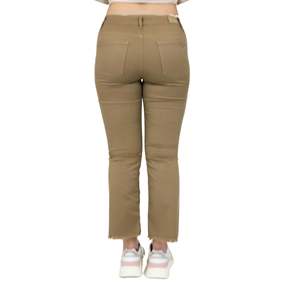 Pantalon pour femme Take Two DKE6805 couleur camel, talon plat - Product Image 3