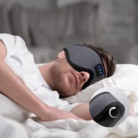 Masque de sommeil 3D stéréo Bluetooth 5.4 respirant et confortable, bloquant la lumière, avec musique stéréo et appels HD