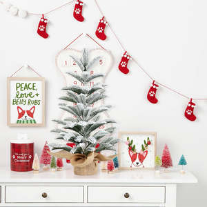 High Quality Snowy <b>Christmas</b> <b>Tree</b> <b>Desktop</b> Ornament Exquisite Shape Easy to Install Effortlessly Creates Festive Atmosphere - Product Image 6