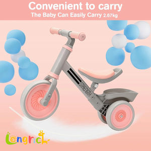 1-3 Ans Bébé Toddler Twisting Car Toy Car Trois Roues Sans Pédales Vélo D'équilibre Coulissant Pour Enfants - Product Image 5