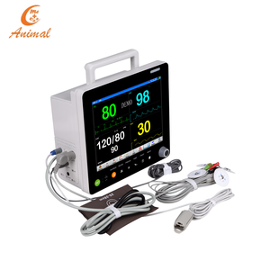 Thú Y Màn hình de signos vitales portatil chăm sóc đặc biệt multipara ECG nhịp tim Tim 15inch bệnh nhân màn hình - Product Image 1