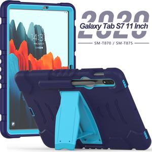 เคสแท็บเล็ตสำหรับ <span class=keywords><strong>Samsung</strong></span> <span class=keywords><strong>Galaxy</strong></span> <span class=keywords><strong>Tab</strong></span> S10 <span class=keywords><strong>FE</strong></span> X520 / S9 <span class=keywords><strong>FE</strong></span>/X510/S9 X710/<span class=keywords><strong>S7</strong></span> T870/S8 X700ขาตั้งสายคล้องไหล่ที่จับดินสอ - Product Image 6