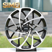 Jantes en alliage forgé sur mesure SIMEI pour Li L7/L8/L9 et SUV tout-terrain 21 pouces 5x112/5x120 PCD finition argent