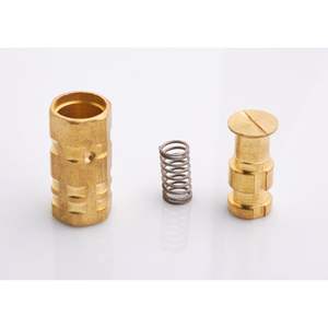 สมอบกยึดผ้าคลุมสระว่ายน้ำแบบป๊อปอัพ Swimcare Streamline Brass ขนาด 1.59 นิ้ว ตัวเรือนรูปหกเหลี่ยม ขนาด 0.72 นิ้ว ทนทานสำหรับใช้ในสระว่ายน้ำ - Product Image 1