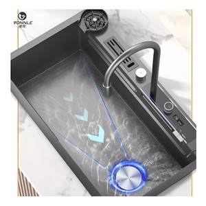 In ottone massiccio Gourmet miscelatore di acqua calda e fredda tirare fuori 304 cucina miscelatore Lavabo Lavabo da cucina Lavabo <span class=keywords><strong>lavelli</strong></span> da cucina - Product Image 4