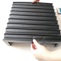 Cache-bellow haute température pour machine CNC, protection flexible contre la poussière pour guide de mouvement, découpe laser, usine OEM