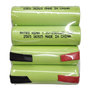 Прозрачные ПВХ-батарейки NiMH <span class=keywords><strong>AA2500</strong></span> 1.2V 2500mAh с двойной обмоткой и никелевой пластиной для легкой сборки и безопасной транспортировки - Product Image 1