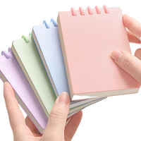 A7. Carnet à feuilles mobiles, carnet de poche mini portable épaissi de haute qualité, agenda, livre de vocabulaire anglais