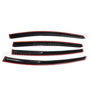 4x Deflectores de Viento para Ventanas de Auto Kia Rio III Sedán 2011-2017, Visores para Ventanas, Protectores de Lluvia, Cubiertas Protectoras - Product Image 4