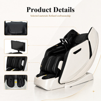 Fauteuil de massage intelligent à commande vocale, double rail SL, zéro gravité, homologué CE, massage des pieds en 3D, inclinaison