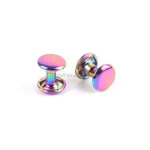 Ivoduff שונים צבע וחגורת עור מלאכה מסמרות מסמרות חתיכות מתכת - Product Image 3