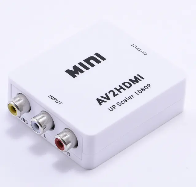 FJGEAR Khuyến mãi giá 1080p 60Hz âm thanh av2hdmi Mini HDMI AV sang HDMI 4K chuyển đổi mua tốt nhất