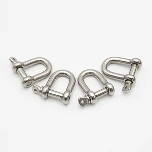 High Quality D Ring M6 stainless steel nautical grade dee shackle