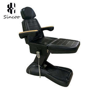 Gran oferta, cama de masaje de belleza clásica Todo negro con 3 motores, cama facial de color personalizado, cama de tatuaje multifuncional - Product Image 4