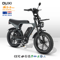 OUXI Fat Bike V8 Pro Ağır Kullanımlı Bisikletler İçin Güçlendirilmiş Teller, Sağlam Kaynaklar, Geniş Jantlar, Dengeli Denge, Arazi Sürüş Bisikleti