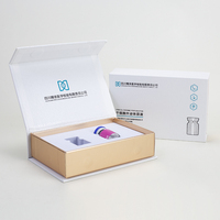 Caja de Regalo Magnética para Perfume con Logotipo Personalizado, Inserto de Espuma Rígida y Tapa, Caja de Empaque para Perfume y Esencias
