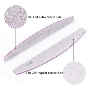 Entrega dentro de 72H Herramientas de estilismo de uñas de doble cara Tablero de esmeril desechable Rosa profesional 100/180 Lima de uñas para salón de casa - Product Image 3