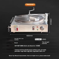 Machine à crêpes semi-automatique tout-en-un, idéale pour les débutants, avec gril manuel pour fruits et crêpes