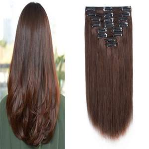 ต่อผมแบบ Double Drawn Triple Quad Weft Claw Clip  น้ำหนัก 180 กรัม 220 กรัม 260 กรัม 280 กรัม <span class=keywords><strong>ผม</strong></span>แท้ธรรมชาติ สำหรับร้านเสริมสวยและออนไลน์ - Product Image 6
