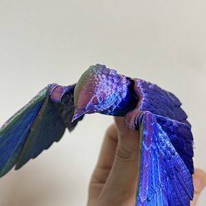 Oferta Especial: Decoración Navideña de Plástico Impresa en 3D, Diseño de Golondrina Articulada y Móvil, Estilo Animal, Ideal como Regalo - Product Image 4