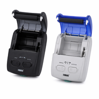 Printer Thermal Mini Portabel 58mm Kecepatan Tinggi 90mm/s Mesin Billing POS Baterai 1500mAh Multibahasa 1D/2D