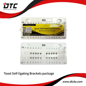 中国歯科矯正MBTブラケット新しい自己ライゲーションサンドブラスト歯科器具トーストタイプISO認定鋼/金属材料 - Product Image 6