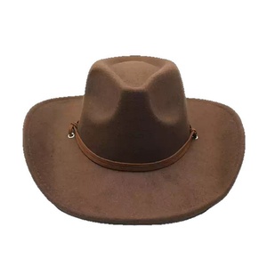 Sombrero Fedora Vaquero Occidental con Bordado 3D, Nuevo para Otoño/Invierno, Unisex, para Cabezas Grandes, Estiliza el Rostro, Casual - Product Image 5