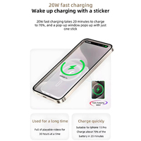 Banco de Energía Magnético Inalámbrico de 5000 mAh y 10000 mAh, 20 W, Compatible con iPhone, Carga Rápida, Cargador Portátil para Teléfono