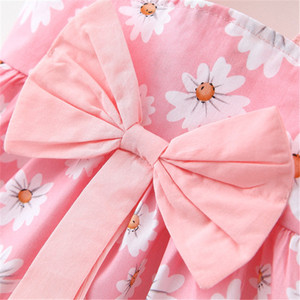Vestidos de Algodón para Bebés con Diseño de Flores, Estilo Japonés y Coreano, Vestidos de Verano, Compra en Línea - Product Image 5