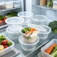 Boîte à lunch portable ZhiLu 200-2000ml en PP de qualité alimentaire, sans BPA, recyclable, compatible micro-ondes, anti-fuite, avec couvercle personnalisable