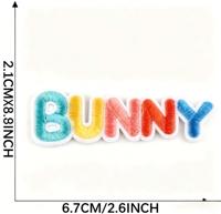 Étiquette brodée en feutre non tissé auto-adhésive, fil de polyester, style dessin animé, accessoires vestimentaires, pour loisirs créatifs DIY