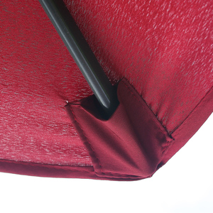Parapluie banane suspendu extérieur imperméable cantilever jardin plage patio soleil toile parasol fer restaurant parapluie - Product Image 2