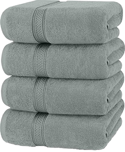 Wholesale Custom Logo Embroidered Nonwoven Cotton Plaid Pattern Hypoallergenic Luxury Hotel <b>Bath</b> <b>Towel</b> <b>Set</b> Blue - Product Image 1