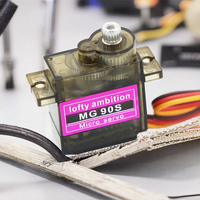 Servomotor Metálico MG90s 12G 1.8kg para Modelos RC, Raspberry Pi, Robótica y Educación, Servo de 90, 180 y 360 Grados con Mg90