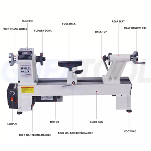 Mini Wood <b>Lathe</b> Wood Turning Machine Digital Display Woodworking <b>Lathe</b> <b>Tool</b> for Home Workshop - Product Image 5
