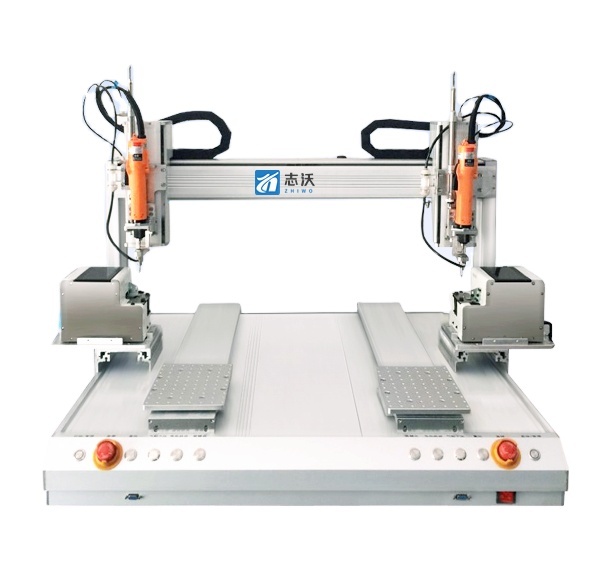 Double Axis Desktop Automatic Screw Locking Machine for Fixing and Tightening Plastic Screws in Automotive Parts